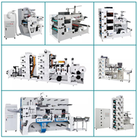 Machine d'impression flexographique 8 couleurs avec écran tactile PLC