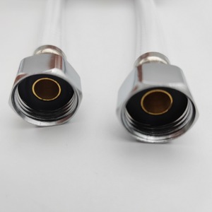 Tuyau de <span class=keywords><strong>douche</strong></span> <span class=keywords><strong>flexible</strong></span> en PVC avec écrou en alliage de zinc, accessoires de salle de bain, design moderne, <span class=keywords><strong>1m</strong></span>/1.2m/1.5m - Product Image 2