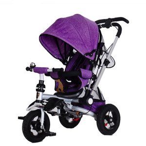 Hot Sale 4 Di 1 Push Sepeda Roda Tiga Sepeda Anak-anak/<span class=keywords><strong>3</strong></span> In 1 Anak-anak Mendorong Sepeda Roda Tiga dengan Pedal dan Canopy/2021 Anak Sepeda Roda Tiga - Product Image 2