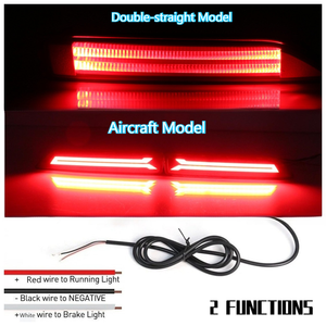 2 Luces LED Traseras para Parachoques de <span class=keywords><strong>Honda</strong></span> City 2012 2013 <span class=keywords><strong>2014</strong></span> BR-V <span class=keywords><strong>BRV</strong></span> 2015 2016 MOBILIO 2016 2017, Luces de Frenado y Conducción - Product Image 5