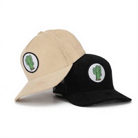 Casquette de baseball OEM 5 panneaux réglable, sportive et de haute qualité, en velours côtelé, avec logo brodé personnalisé, vente en gros