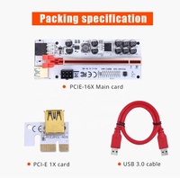 Riser PCIE VER012 MAX 012MAX Riser PCI Express X16 Extender USB3.0 GPU Riser pour carte vidéo