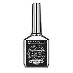 Kit de esmalte de uñas de Gel UV de etiqueta privada personalizada ZYZC Soak off Capa base con capa superior de goma Diseño de Arte de uñas - Product Image 1