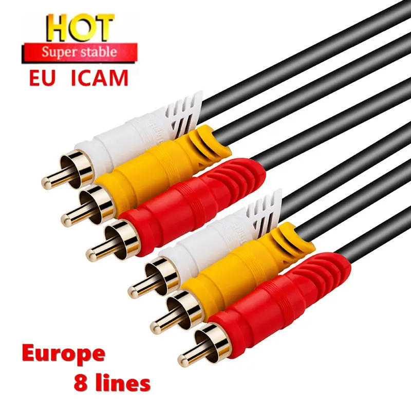 Osacm-decodificador de satélite Icam para Europa, líneas Cccam de 8 Lin, SK-Y, Alemania, Egygold, Clines Icm para Austria y Suiza