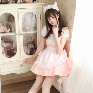 Zixiao Cat Maid Outfit Black And White Lolita Dress Cosplay Uniform Women Adult Polyester - Product Image 2