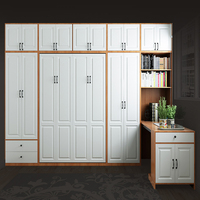Lit mural moderne multifonction Vertical pliable et caché, lit mural avec armoire, placard, bureau, Table d'angle