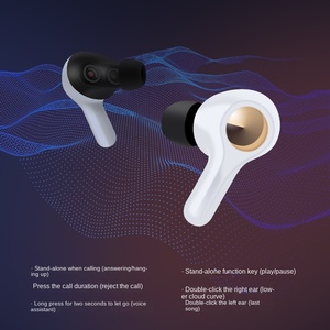 New Arrikey Chainini Smart Touch Headphones with Microphone Wcar Keychainrset for Men LED Smart Mobile Phones <strong>Bluetooth</strong> Wireless - Product Image 4