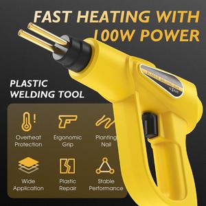Pistolet de soudage en <span class=keywords><strong>plastique</strong></span> 70W pour réparation de carrosserie de voiture, outils de soudage par points, 200 agrafes - Product Image 2