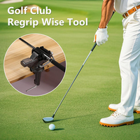 Kit de réparation de poignées de clubs de golf durable et portable en gros avec outils en métal, caoutchouc et plastique, visseuse, couteau, pince à ruban, personnalisable OEM