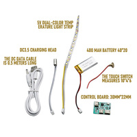 Módulo de Luz LED para Interior/Exterior con Sensor Táctil, Regulable, con Batería Recargable, Clasificación IP20, para Mesa de Escritorio