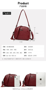 Sac à bandoulière rétro en cuir PU tendance, sacs à main noirs avec bandoulière – Vente chaude - Product Image 3