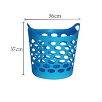 Panier à linge en plastique multifonctionnel pour le lavage des vêtements, design moderne et évidé