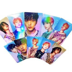 Tarjeta de holograma de fotos Kpop de punto de alta calidad, entrega de tarjeta impermeable de plástico PVC - Product Image 4