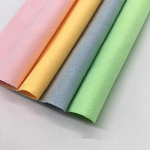 Tissu en microfibre absorbante polyester-nylon interlock pour le nettoyage des verres de lunettes, lingettes en chamois, gants et tissu pour peignoirs - Product Image 1