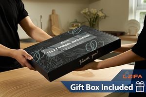 Mỹ Đen <span class=keywords><strong>Walnut</strong></span> gỗ thớt 20 "x 15" x 2 "(lớn và dày) cho nhà bếp với nước trái cây rãnh, bên trong xử lý - Product Image 6