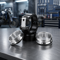 Kit de colliers de serrage industriels en aluminium à démontage rapide, sans goupille, pour intercooler et colliers en V HD, pour systèmes automobiles