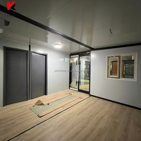 Casa Contenedor Expandible de Doble Ala YIKUN HOUSE Moderna de 20/40 pies, 2-6 Dormitorios, Oficina/Hotel Modular de Acero Desmontable Tipo Sándwich