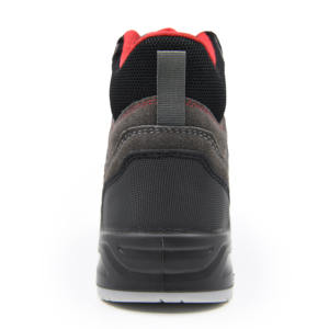 आउटडोर काम करने वाले खेल फुट सुरक्षा के लिए चमड़े की लुभावनी प्रमाणन और प्रभाव प्रतिरोधी सुरक्षा जूते - Product Image 4