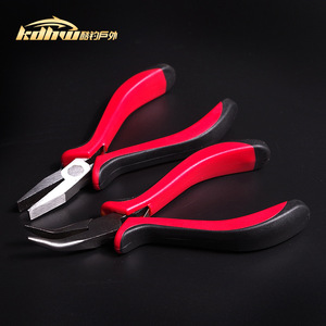 Alicates de pesca para exteriores, de acero con alto contenido de carbono, duraderos, con boca plana y puntiaguda para atar anzuelos, para uso en exteriores - Product Image 2