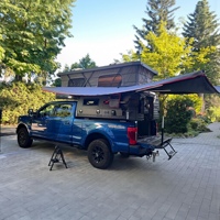 Caravana Todoterreno Ligera de Aluminio Moderna 4x4 Impermeable, Mini Remolque Camper Plegable, Autocaravana en Venta