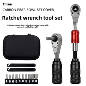 Kit de Herramientas de Reparación de Bicicletas Enlee de 10 Piezas, Caja de Herramientas Multifunción con Llave de Trinquete y Ajuste Bidireccional - Product Image 2