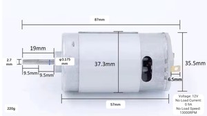 Moteur CC RS550 de Pompe de Verrouillage de <span class=keywords><strong>Porte</strong></span> Compatible avec Kit de Réparation Mercedes Benz W140 S320 S420 S500 S600 E320 - Product Image 2
