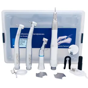 Meite चिकित्सा दंत चिकित्सा उपकरण दंत छात्र किट उच्च गति handpiece के नेतृत्व में/बाहरी पानी स्प्रे दंत कम गति Handpiece किट