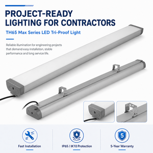 Luz LED Tri-Proof Personalizable OEM con Sensor de Emergencia y Opciones <span class=keywords><strong>DALI</strong></span> para Aplicaciones de Licitación de Proyectos - Product Image 1