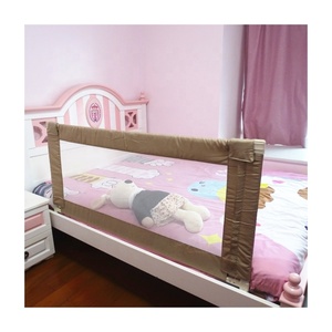 Sponda per Lettino <span class=keywords><strong>Neonato</strong></span>, <span class=keywords><strong>Barriera</strong></span> di Sicurezza Regolabile in Altezza, Protezione Anticaduta per Tutti i Letti - Product Image 4