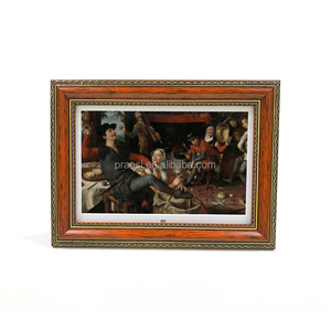 أدى محس حركة عرض 15 ''MP3 MP4 تشغيل عارض الصور الرقمية مع إطار خشبي - Product Image 3