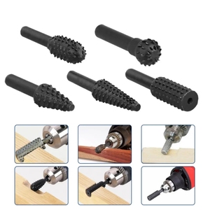 5 pièces <span class=keywords><strong>râpe</strong></span> <span class=keywords><strong>rotative</strong></span> en acier pour le travail du <span class=keywords><strong>bois</strong></span> fichier 1/4 "tige Rotor artisanat fichiers <span class=keywords><strong>râpe</strong></span> fraises <span class=keywords><strong>bois</strong></span> Bits meulage puissance sculpture ensemble d'outils <span class=keywords><strong>à</strong></span> main - Product Image 4
