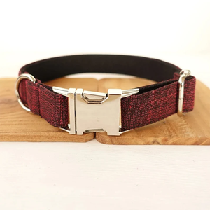 <span class=keywords><strong>Collar</strong></span> de perro hecho en fábrica con logotipo personalizado Hebilla de metal Sarga de tweed suave retráctil para perros pequeños, medianos y grandes - Product Image 5