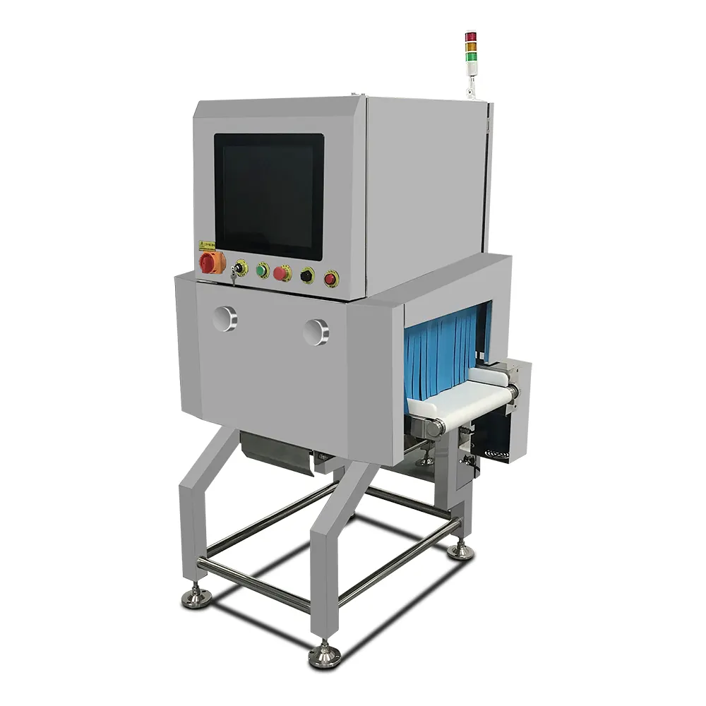 Détecteur de rayons X en métal et non métallique machine d'inspection avancée par rayons X pour aliments/textiles/plastiques/caoutchouc