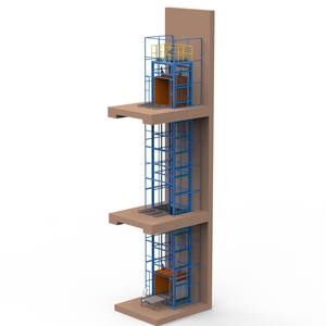 Op Maat Gemaakte Elektrische Lift Heen En Weer Bewegende Verticale Transportband Voor Voedselbehandelingsoplossing Voor Magazijnfabrieken Staal - Product Image 1