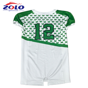 定制标志标志青年美式足球球衣儿童12面板球衣美式足球制服 - Product Image 3