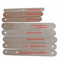 Bâtonnets de crème glacée en bois de bouleau perforés NEWELL, écologiques, assemblés à la main, pour sucettes glacées maison
