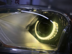 Kit Universal de Anillos de <span class=keywords><strong>Halo</strong></span> LED RGB de Cristal 5D de 2.5" y 3" para Faros Delanteros de Automóviles Lexus, Audi y Toyota, con Control por Aplicación - Product Image 3