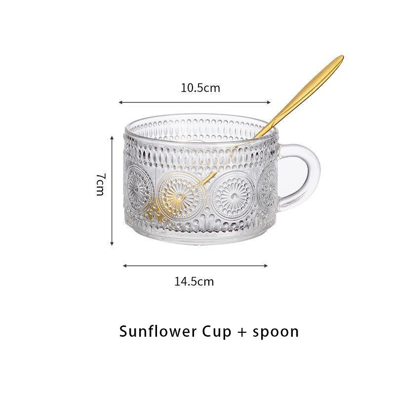 Sunflower Cup+spoon