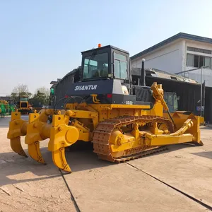 รถดันดินตีนตะขาบ Shantui SD22 สีเหลือง อุปกรณ์ก่อสร้างงานหนัก ใบมีดดันดิน ความยาว 4.6 เมตร กำลังดัน 175 กิโลวัตต์ - Product Image 1