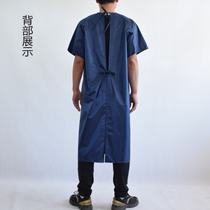 Short Sleeve Waterproof <b>Work</b> <b>Apron</b> Unisex Reversible Backless Cover Up Solid Color For Men Women Adult - Product Image 3