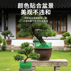 Airi Shield Green PP Bonsai Net 4.3mm <b>Mesh</b> Root Control Fence Durable Sun-Resistant <b>Garden</b> Soil Protection - Product Image 3