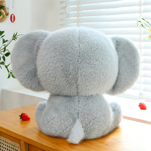 Peluche Elefante Personalizzato OEM, Giocattolo Morbido Ricamato a Forma di Cartone Animato, Imbottitura in Cotone PP Super Morbida, Antistress - Product Image 4