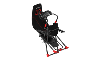 Metal Racing <span class=keywords><strong>Sim</strong></span> Cockpit avec support de roue et siège Garantie 1 an - Product Image 4