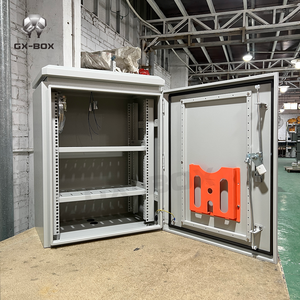 19 inch chuyển đổi mạng Tủ ngoài trời thiết bị viễn thông không thấm nước hộp điện bao vây Tủ Pin - Product Image 1