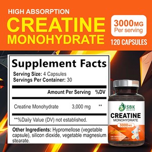 Wholesale Creatine Monohydrate Capsules Promote Muscle Recovery Boost Explosiveness Energy Capsule <b>Supplement</b> - Product Image 3