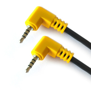 Adaptateur audio stéréo en forme de L 2,5 mm 4P vers RCA, câble AV avec gaine en PVC pour TV, <span class=keywords><strong>DVB</strong></span>, HDTV, lecteurs DVD - Product Image 3