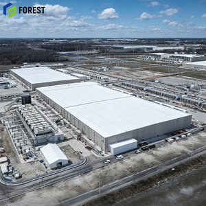 Corrosion Resistant Portal Frame Prefabricated Steel Structure Warehouse Manufacturing <b>Plant</b> Provider - Product Image 1