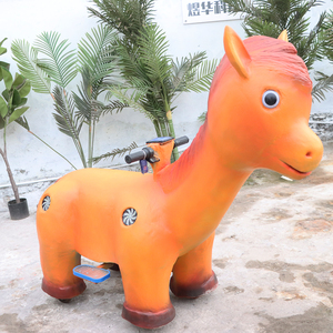Caballo Eléctrico Infantil Personalizado, Scooter Pony con Asiento Seguro <span class=keywords><strong>para</strong></span> Niños, Alquiler <span class=keywords><strong>para</strong></span> Parques Infantiles, Entretenimiento Interior/Exterior - Product Image 5
