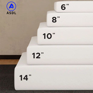 Matelas à ressorts ensachés orthopédique en mousse à mémoire de forme, 10 à 12 pouces, pas cher, nouveau, commande en ligne, lit Queen King, matelas de massage - Product Image 4