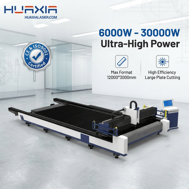 High Efficiency 20kW 30kW Large Format Fiber Laser Cutting Machine for Shipbuilding Sheet Metal Processing Industry